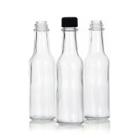 150 ml bouteilles rondes de 5 oz de sauce chaude bouteille de verre d' assaisonnement
