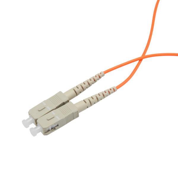 Simplex Multimode PVC Fiber Optic Patch Cable SC/MM to SC/MM