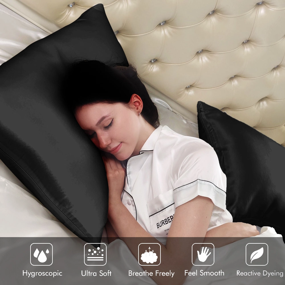 Luxury 100 Mulbery Silk Pillowcase 22 Momme For Hair Private Label