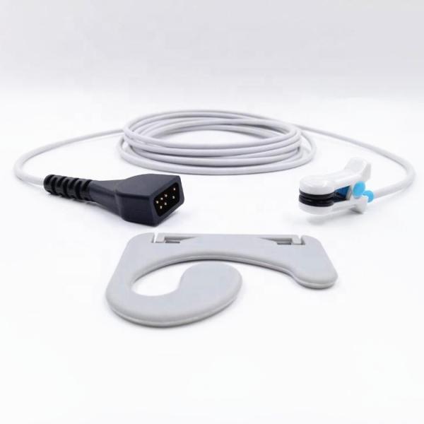 DB9 Adult Ear Clip Medical Spo2 Sensor Reusable 3 Meter 7Pin