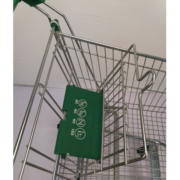 CE 125L Chain Store Supermarket Grocery Cart Metal Wire Trolley