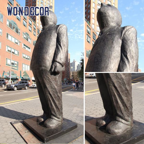 Люди думают о бронзовых статуях Скульптура в общественных местах Декорация