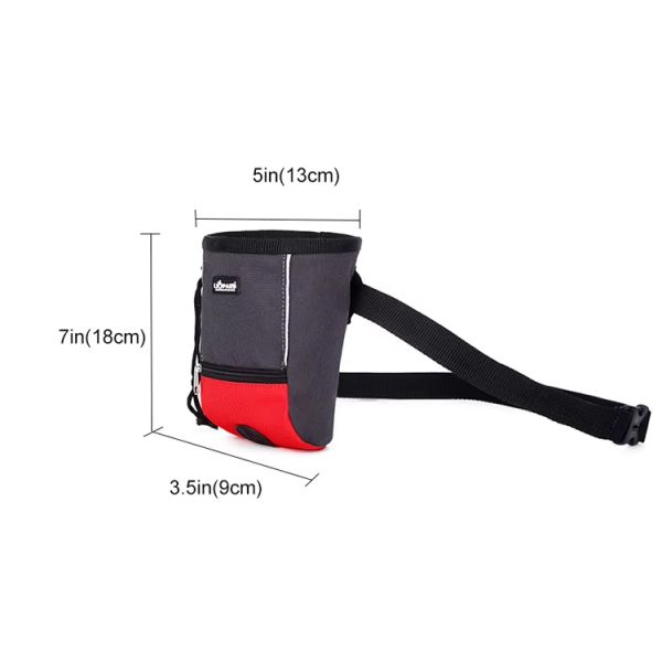 Bolsas de entrenamiento de perros de nylon, bolsas de tratamiento, bolsas de entrenamiento de perros a prueba de agua, al aire libre