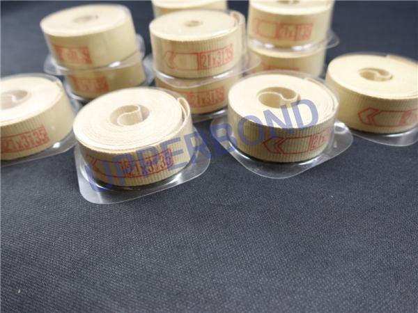 Fitas amarelas feitas sob encomenda da fibra de Garniture Kevlar para máquinas