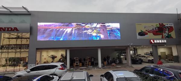 Large Outdoor Advertising Screen Shopping Mall P10 Full Color Waterproof