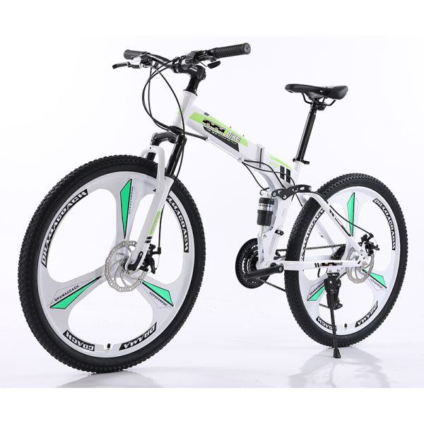 Custom Steel Fork Material Mountain Bikes with Full Suspension and Foldable Design L-TWOO A2 FD 3 Speed Front Derailleur
