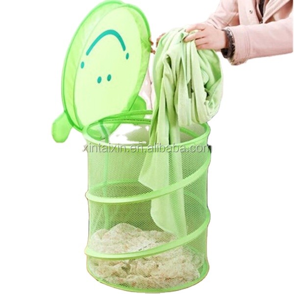 Sublimation imprimant la bande dessinée autour de Mesh Laundry Bag With Cover 38