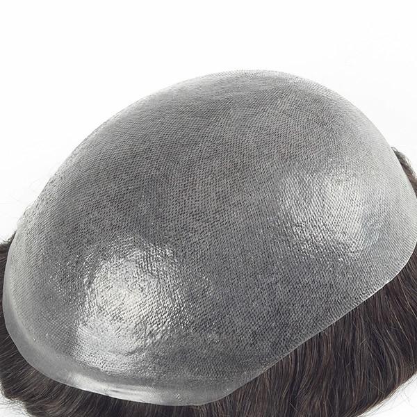 Pour les hommes, le système de coiffure à tête noire.