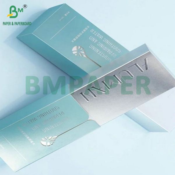 350gsm 425gsm Printable Silver-coated Cardstock For Making Cosmetics Box