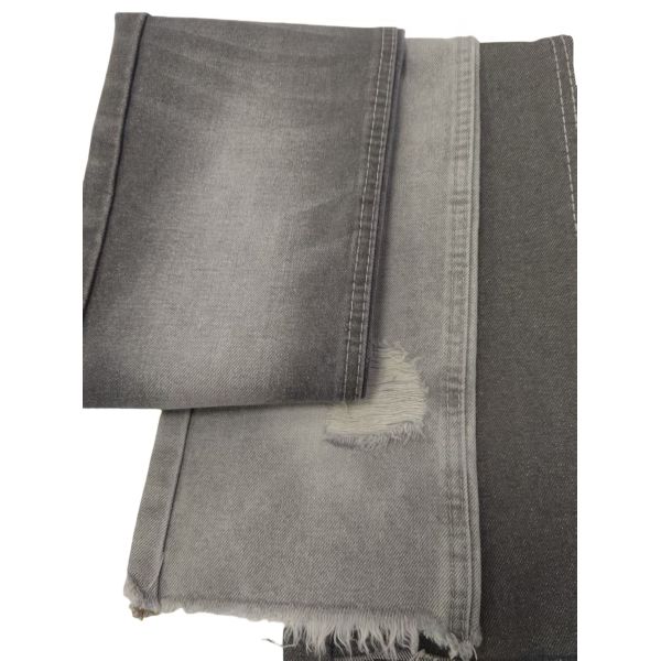 Heavy Weight 12.6oz Cotton Polyester Rayon Gray Denim Fabric JSD3262G
