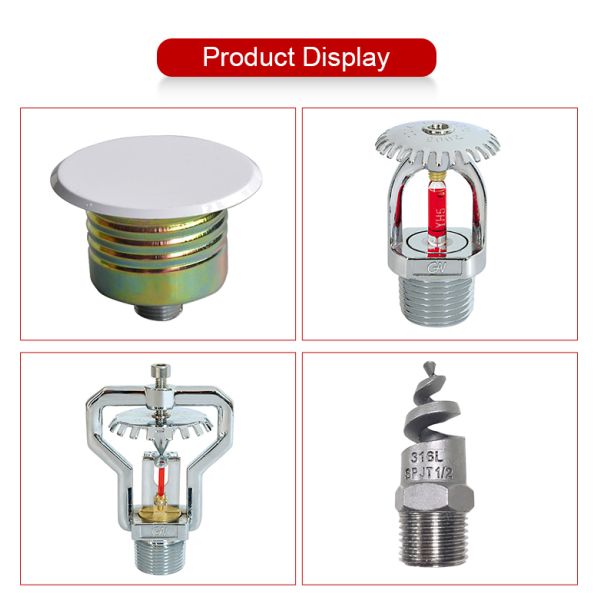 UL Stainless Steel Quick Response Sprinkler Heads DN15 DN20 For Fire Sprinklers