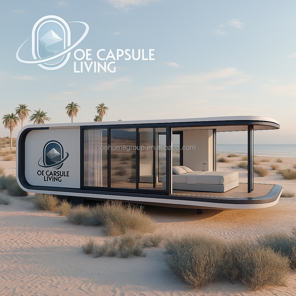 House Sleeping Hotel Container House Nature Resort Prefabricated Steel Construction For Families