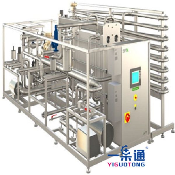 Tea Drinks Pasteurizer Machine , UHT Tubular Milk Pasteurization Equipment