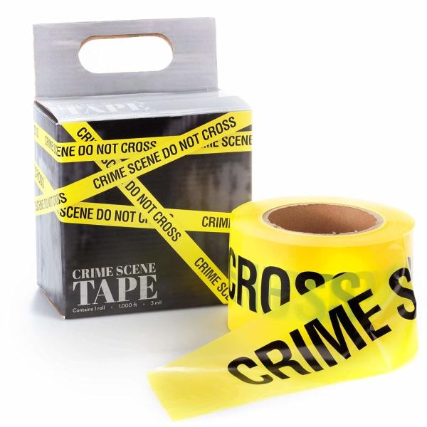 Caution, Police or Biohazard High Visibility Tape | 1000 Ft | Halloween Decoration Tape for Haunted Houses