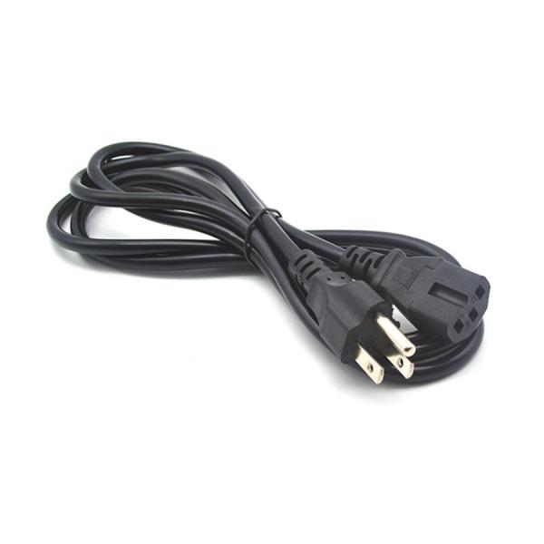 6 Ft Standard LED Grow Light Extension Cord 18 AWG Black Grow Light Cable