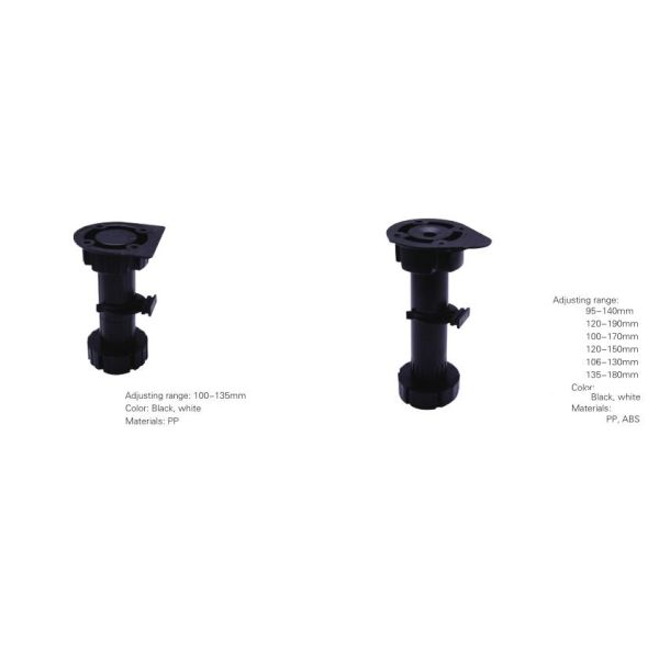 Ноги Abs материальные пластиковые регулируемые, Endurable неофициальные советники президента выравнивая ноги