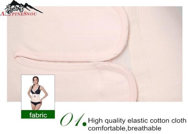 Ceinture puerpérale confortable de ventre de récupération de tissu de coton, ceinture puerpérale de soutien