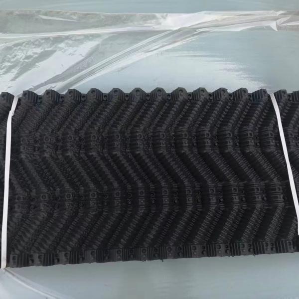 PVC/PP Fill Counterflow Cooling Tower Grid Trickle Fill Anti-UV Black Plastic Mesh Filler Net Infill for Durable Cooling