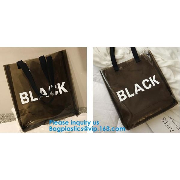 Custom Fashion New Design Women Hologram Handbag Jelly Pvc Clear Shoulder Bag Iridescent Tote Bag