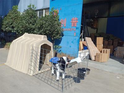2200 X 1500 X 1550mm Calf Housing Plastic Calf Shelters For Calves Sheep And Goats