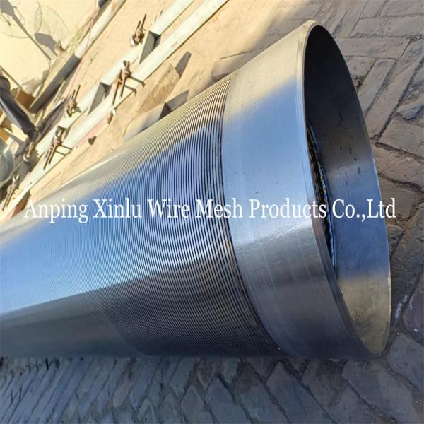 205 Water Well Screen Pipe with Slot Size 0.020 Wound Screen Wire Wrapped Slotted Liner
