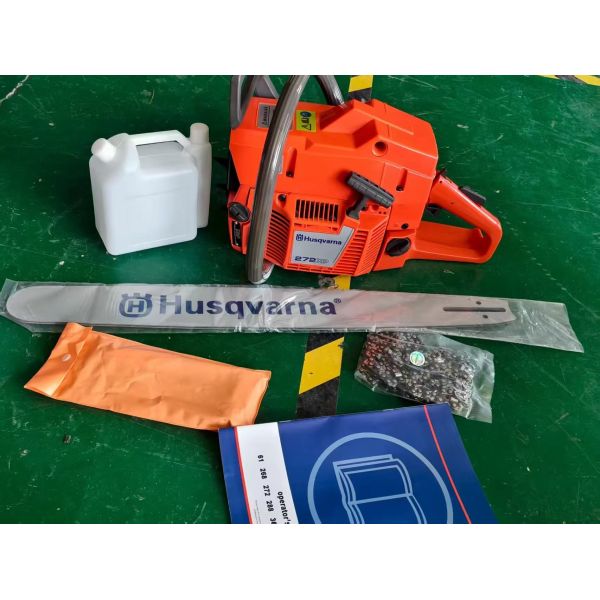 3.6kw 272XP Professional 72cc Gasoline 24in bar Chainsaw Heavy Duty Two Stroke Petrol 272 Chain Saw for Logging and Forestry