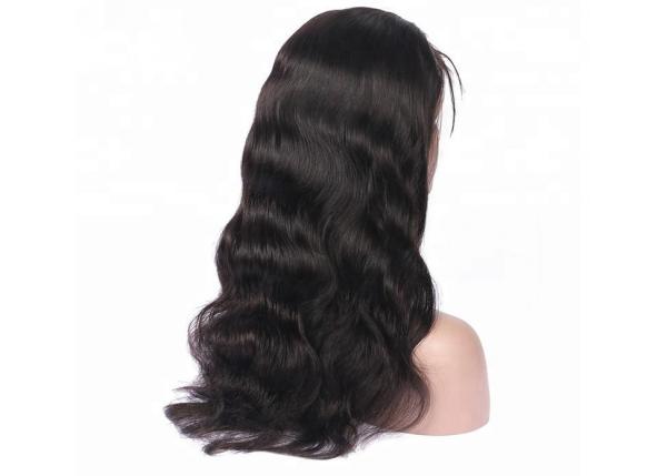 Body Wave Full Lace Virgin Human Hair Wigs Natural Luster For Black Women