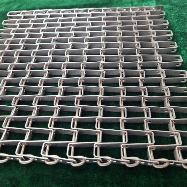                  Stainless Steel Flat Wire Conveyor Belt Used in Africa             