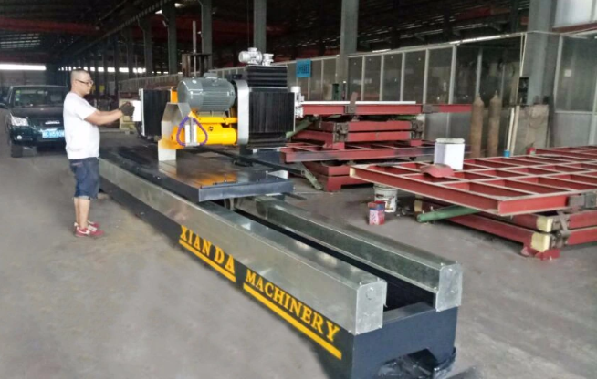 Máquina de corte de piedra manual para cortar la losa