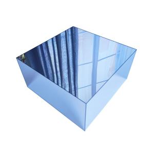 Elegant Acrylic Plinth Stand For Cake Presentation Acrylic Mirror Top Plinths