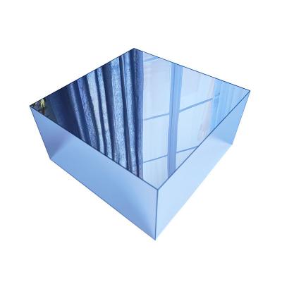 Elegant Acrylic Plinth Stand For Cake Presentation Acrylic Mirror Top Plinths