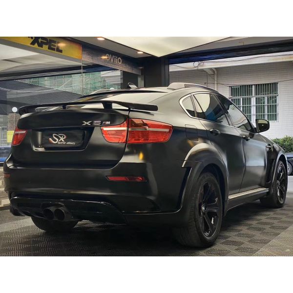 Venta caliente X6 E70 E71 Kit de cuerpo ancho Forbmw X6 Kit de cuerpo Frente y trasero Bumper Spoiler faldas laterales