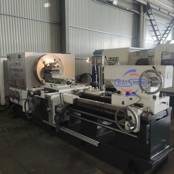 High Rigidty Automatic Oil Country Heavy Duty CNC Pipe Threading Lathe Machine For Screw Making