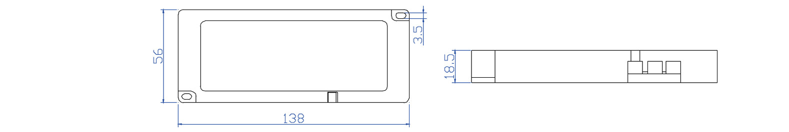 Облегченное тонкое 240V к водителю СИД 12V, 36W 12V под шкафом освещая трансформатор