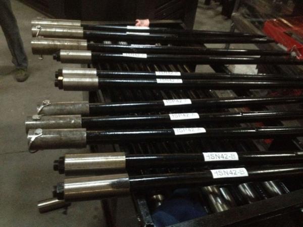 HSN-Hay Spear With Nut And Sleeve; Bale Spear Tine For Skid Steer Loaders