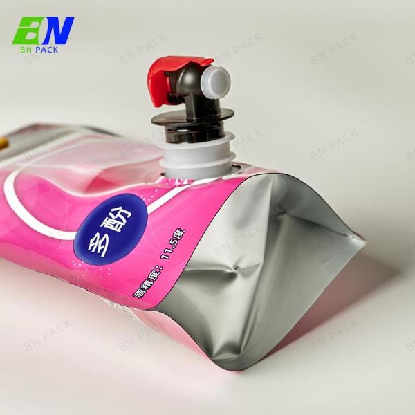 High Barrier Flexible BIB Bag In Box For Juice Storage And Transportation With Unique Spout