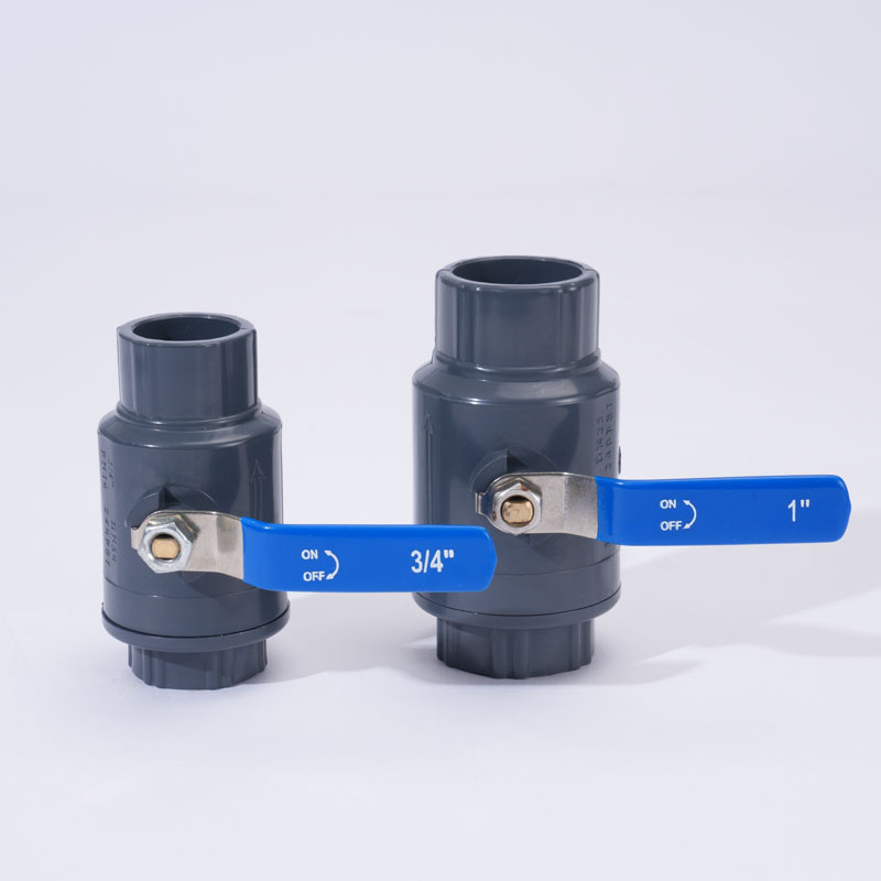 High Durability SS Handle Female Thread UPVC Ball Valve for Industrial