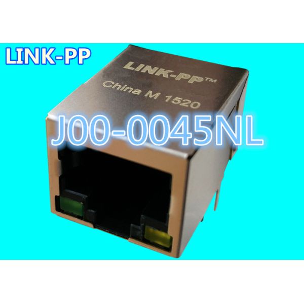 J00-0045NL 1x1 Magnetic RJ45 Jack 10/100Mbps Ethernet LPJ0011BBNL