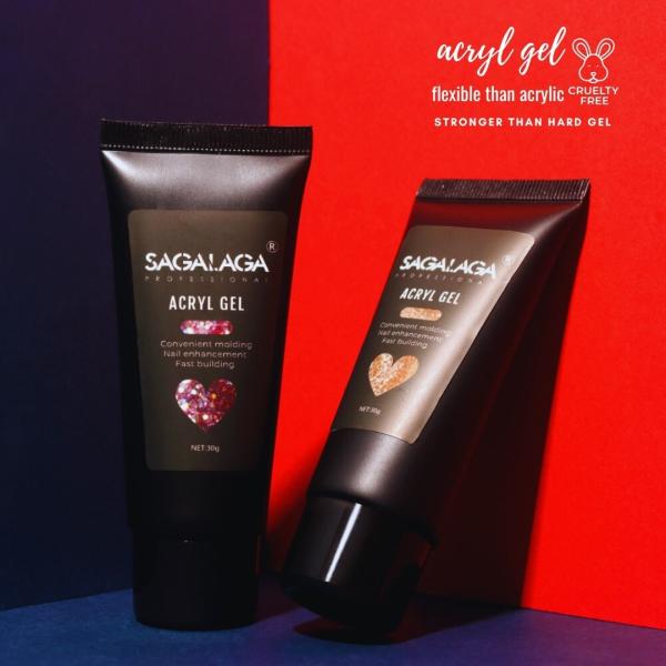 SAGALAGA 30ml Acrylic Nail Extension Gel Nail Polish With Nail Tips Set Acrylic Gel  Uv Lamp Wholesale