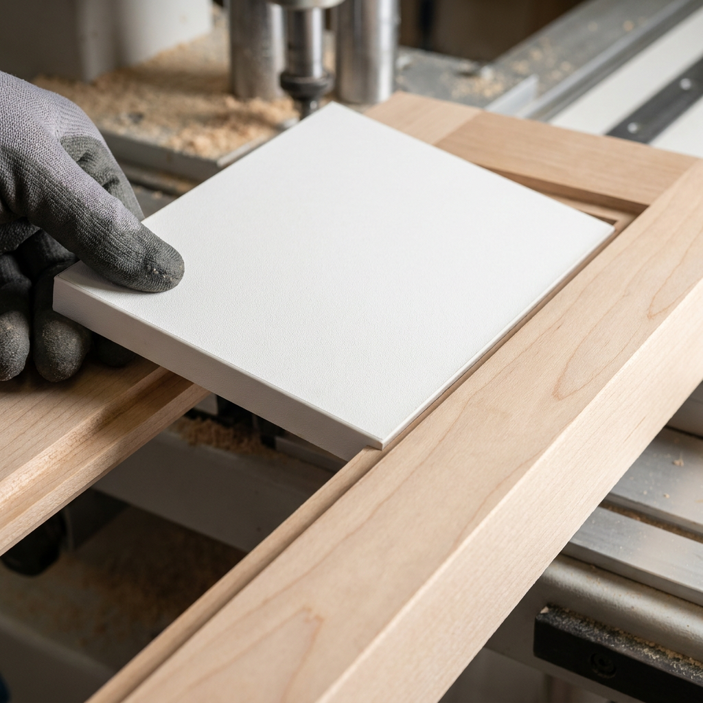 9mm 12mm Thickness White Melamine MDF Sheets For Cabinet Backboards Easy Machining