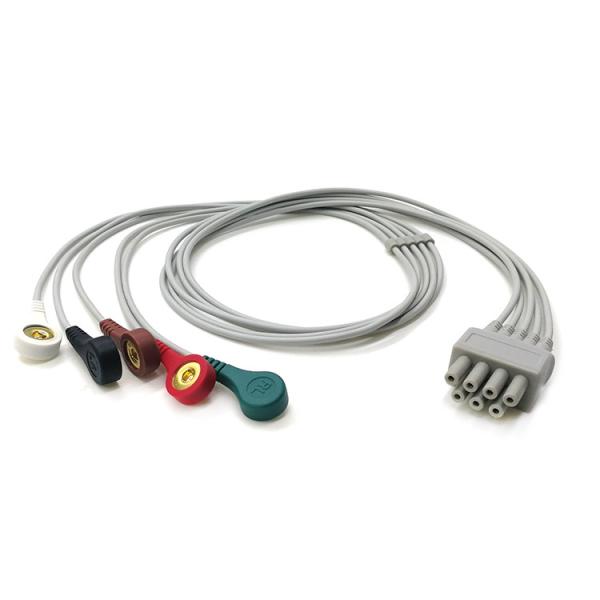0.9m Telemetry Mindray Transmitter Cable AHA IEC TPU For Monitor