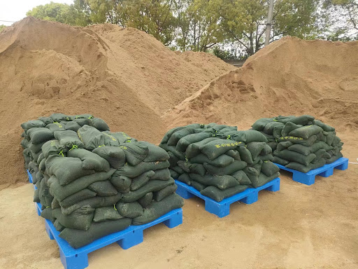 Polypropylene Fiber Ecological Bag for Mine Remediation with 80mm x 50mm Size and 4.5KN/M Breaking Strength