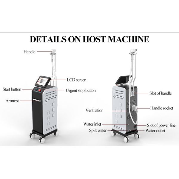 808nm Diode Laser Hair Removal Machine Vertical Three Wavelength