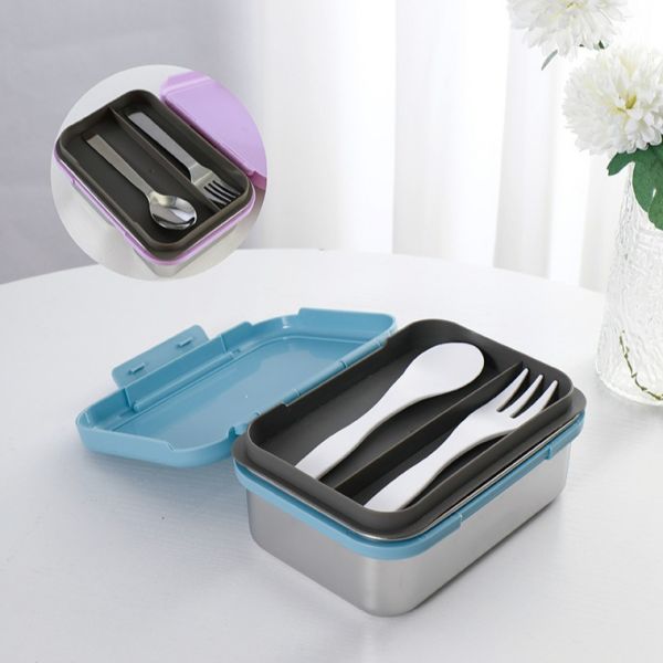 Insulated Stainless Steel Lunch Box Sustainable and Easy to Clean for Food Storage