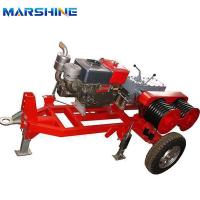 Le moteur est équipé d'un moteur à deux roues et d'un moteur diesel de 5 tonnes pour le tirage et la tension des lignes.