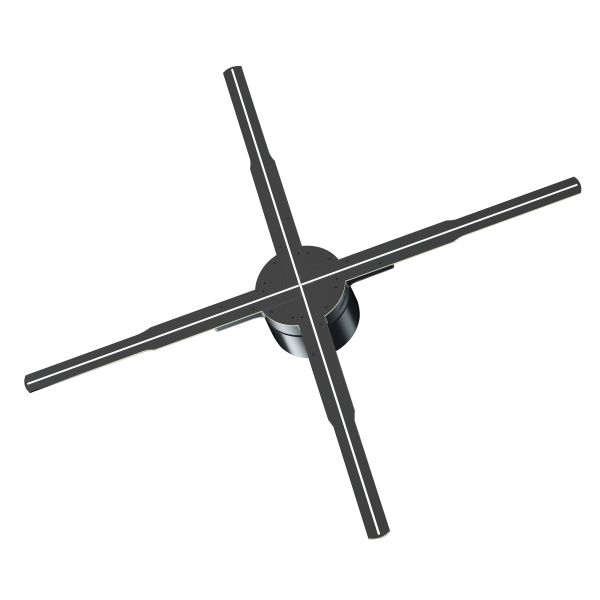 Облачная реклама Голографический вентилятор на стенке Контрастный коэффициент 1,692 мм Яркость 2300