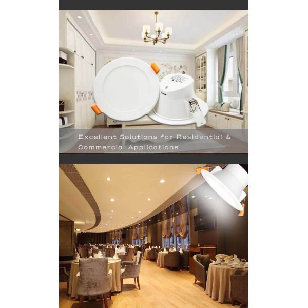 30000lm SAA-Australian 3-Color Switch Dimmable LED Downlight for Customizable Lighting