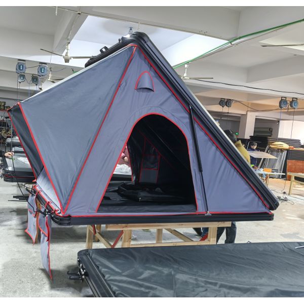 Car Rooftop Tent 4 Person Camping Outdoor Aluminum Rooftop Tent 4x4 Hard Shell Pop up Waterproof HardShell Roof Top Tent for Car