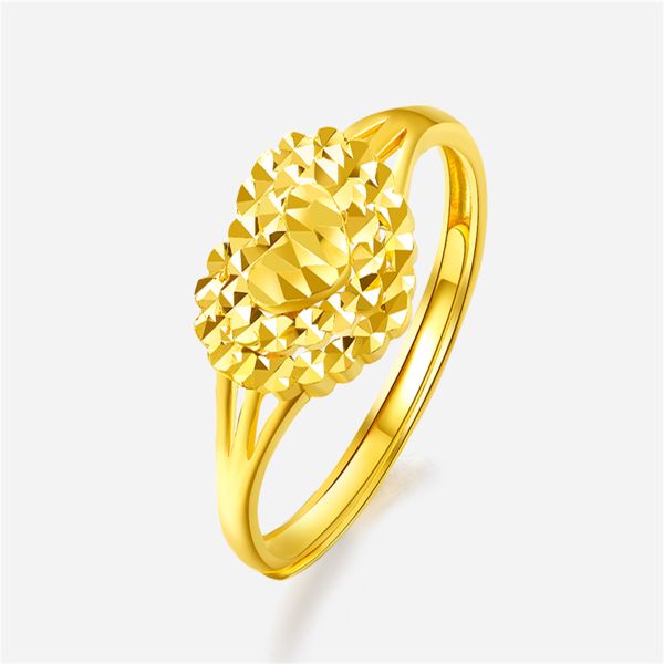 Understated Beauty Plain Gold Bands