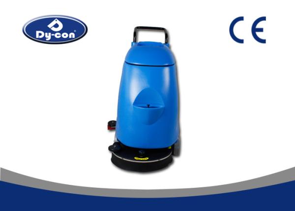 Walk Behind Compact Floor Scrubber Machine , High Capacity Cement Floor Scrubber